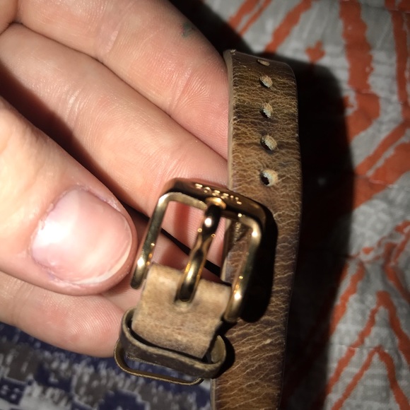 RILEY MULTIFUNCTION ROSE-TONE & SAND LEATHER WATCH - Picture 7 of 8